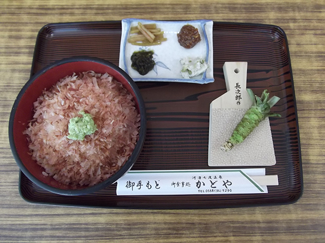 わさび園かどや わさび丼をはじめとしたわさび料理のメニュー